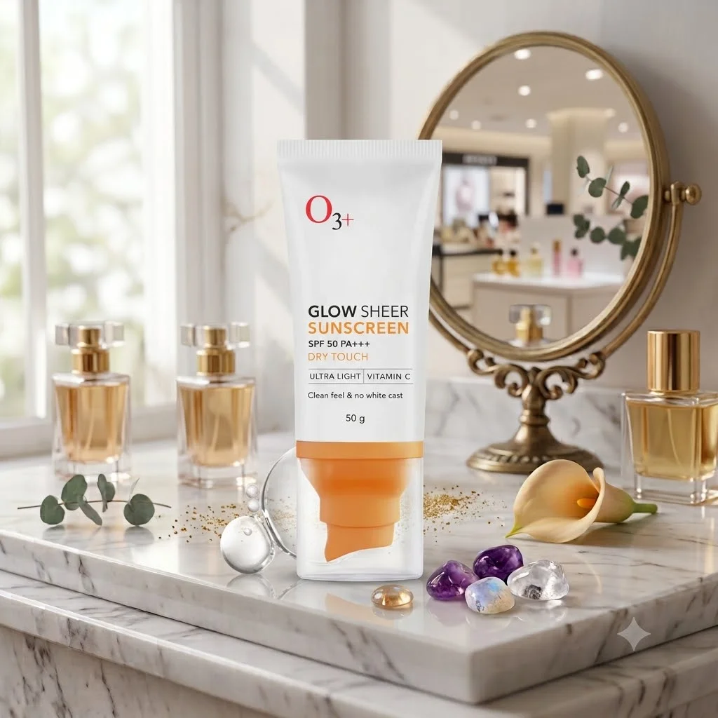 O3+ Glow Sheer Sunscreen SPF 50 PA+++