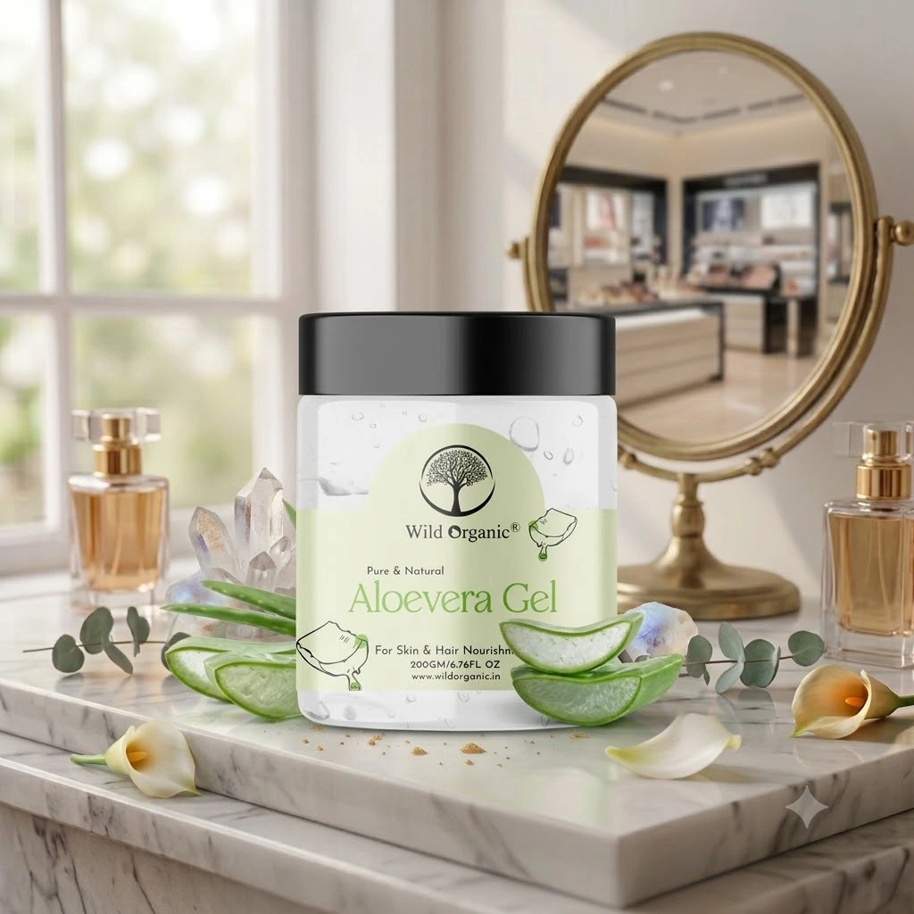 Wild Organic Pure Aloe Vera Gel